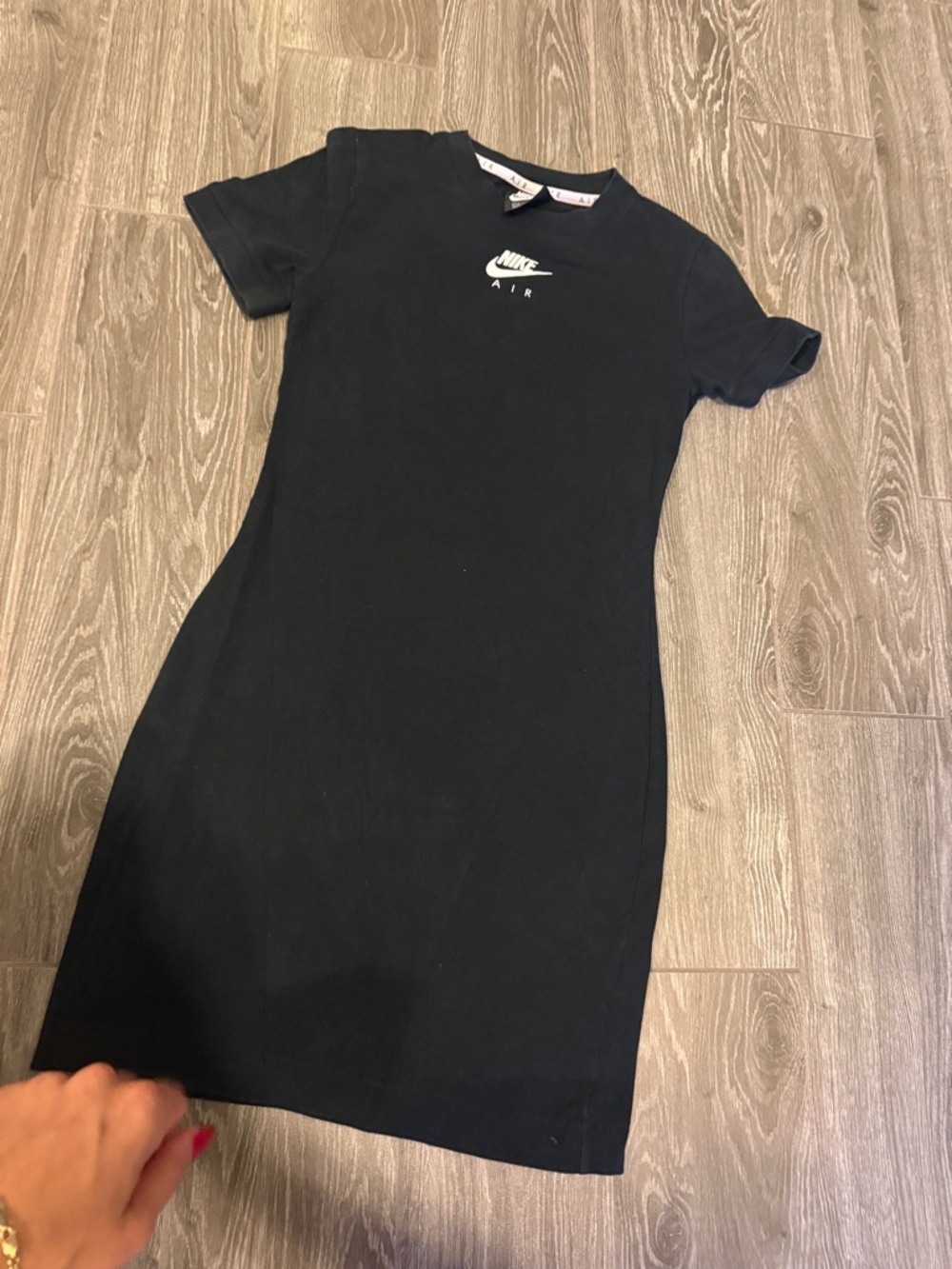 Nike Black Air Short Sleeve Mini Dress small